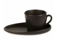 Чашка с блюдцем Black Raw Steller Cappuccino 200 мл