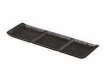 Блюдо для подачи Black Raw Steller 40*13*2,8 см.