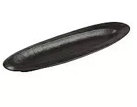 Блюдо для подачи Black Raw Steller 40,8*14*3,5 см.