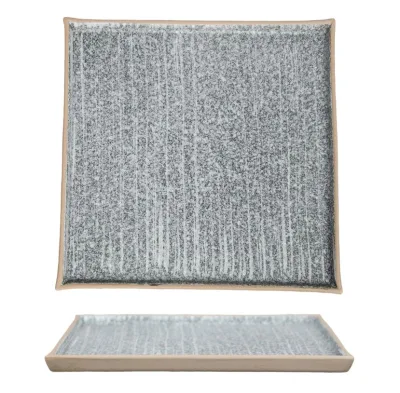 Тарелка квадратная Untouched Taiga 24,5*24,5 см