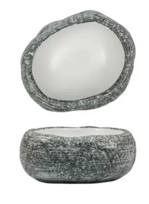 Блюдо,салатник,фарфор 600мл d22,5*18,5cм,h9,5cм,серия "Taiga" P.L.