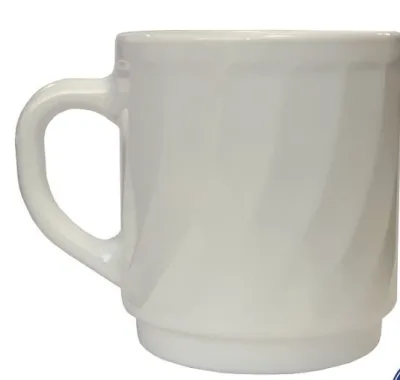 Кружка 300 мл. белая d=80, h=90 мм. штабелир. Трианон (P9508) (Q6661) (V5324) /6/36/1080/ ТП