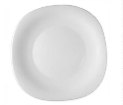 Тарелка NORMA CLASSIC 21,5 х 19,5 х 1,9 см опаловое стекло (СТЕКЛОКЕРАМИКА)