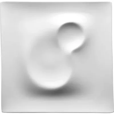 Блюдо серв. «Крушиал Дэт» фарфор; H=3,L=28,B=28см; белый