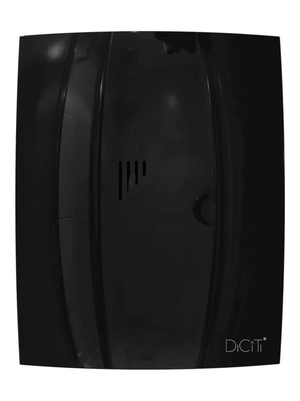 BREEZE 4C Obsidian, Вентилятор осевой вытяжной с обрат. клапаном, D 100