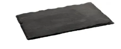 Блюдо для подачи прямоуг. 30*12 см. h=0,8 см. черное, сланец MGprof /1/