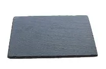 Блюдо для подачи прямоуг. 30*20 см. h=0,5 см. черное, сланец MG /1/