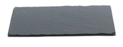 Блюдо для подачи прямоуг. 25*12 см. h=0,8 см. черное, сланец MGprof /1/** ТП