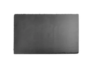 Блюдо для подачи прямоуг. 50*30 см. h=0,7 см. черное, сланец MGprof /1/10/ ТП