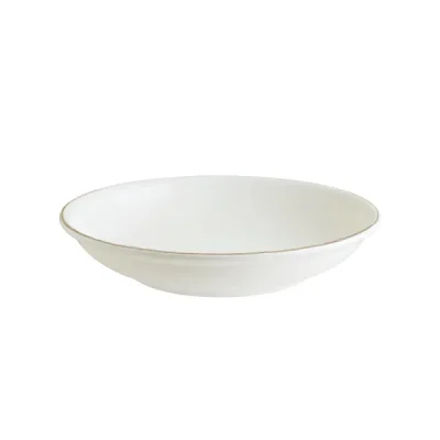 Тарелка d=280 мм. глубокая 1700 мл. h=55 мм. Ретро коричневый край, форма Банкет Bonna/1/6/396/ VV