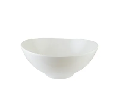 Салатник d=250 мм. 2100 мл. h=105 мм. Белый, форма Агора Bonna /1/3/162/