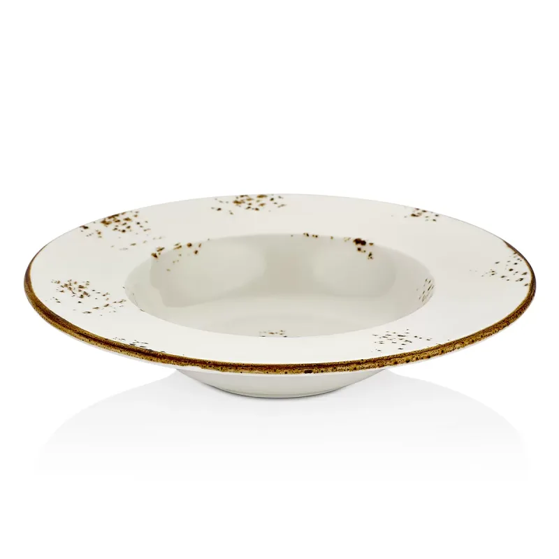 Тарелка д/пасты гастро "Elegance" 25см.400мл. фарфор By Bone