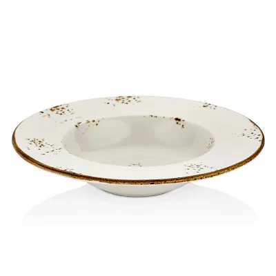 Тарелка д/пасты гастро "Elegance" 25см.400мл. фарфор By Bone