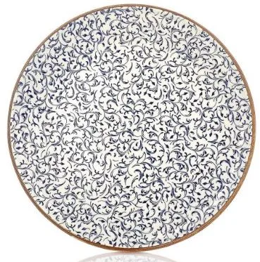Тарелка гладкая d=19 cм, фарфор,серия "Tinta Edera" By Bone