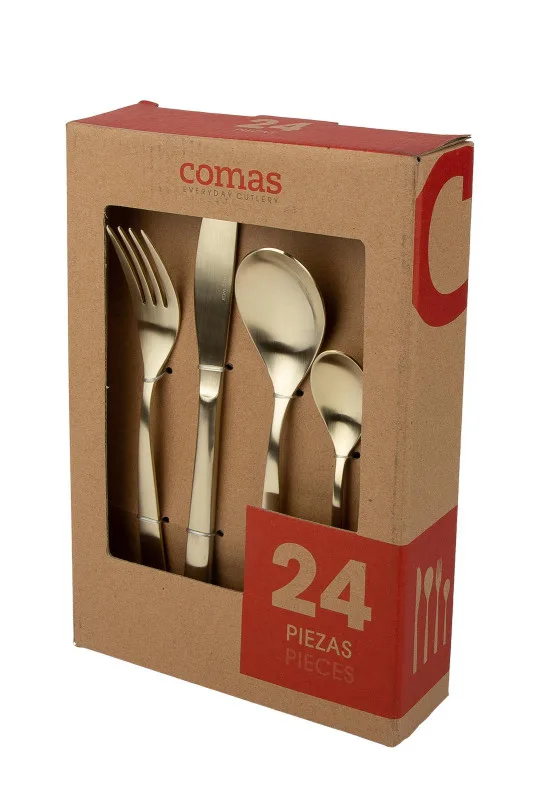 Набор из 24 приборов шампань COMAS BCN COLORS Champagne