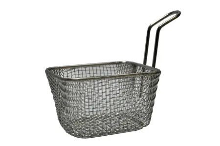 Корзинка для подачи прямоугольная 100*80 мм. h=60 мм. 400 мл. нерж. MGsteel /1/6/144/