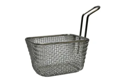 Корзинка для подачи прямоугольная 100*80 мм. h=60 мм. 400 мл. нерж. MGsteel /1/6/144/