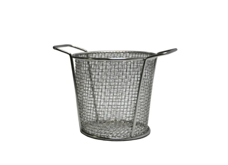 Корзинка для подачи круглая d=95/80 мм. h=90 мм. 450 мл. нерж. MGsteel /1/6/72/