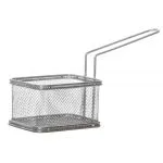 Корзинка для картофеля фри с ручкой 100х80х65 мм [QL089-01]