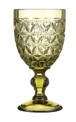 Бокал д/вина; стекло; 310мл; D=86,H=163мм; олив.