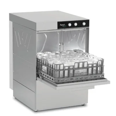Машина стаканомоечная APACH AFTRD400 DD (919046) ФРОНТАЛЬНАЯ
