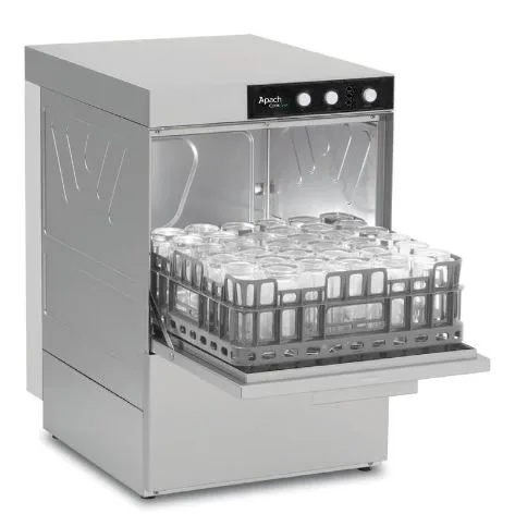 Машина стаканомоечная APACH AFTRD400 DDP (409185) ФРОНТАЛЬНАЯ