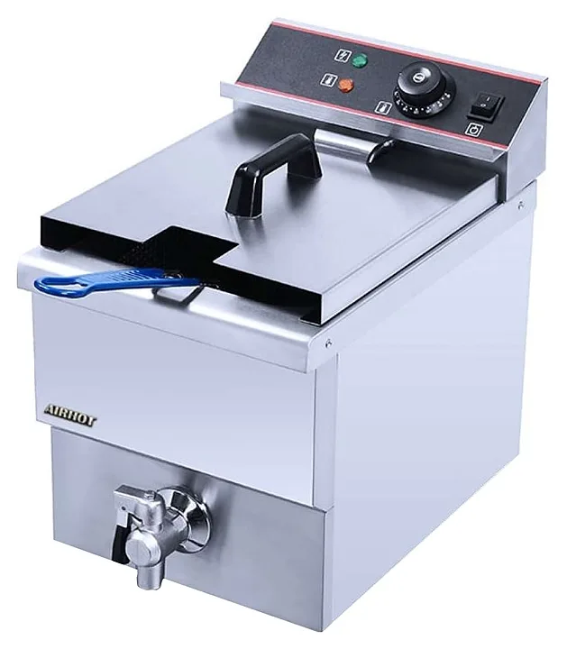 Фритюрница AIRHOT EF10T с краном