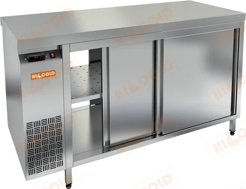 Стол тепловой сквозной двери купе HICOLD TS T 15 SN O + колеса