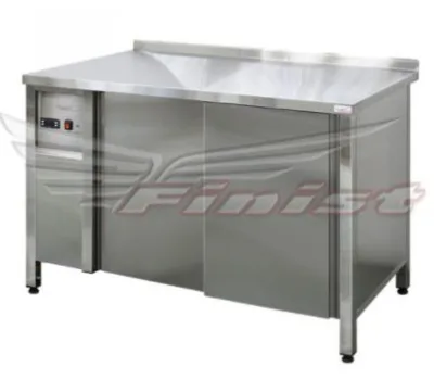 Стол тепловой, двери-купе, нерж. 1100х600х850мм