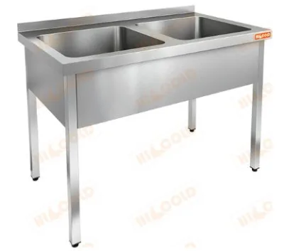 Ванна моечная двухсекционная HICOLD НСО2М-12/7Б