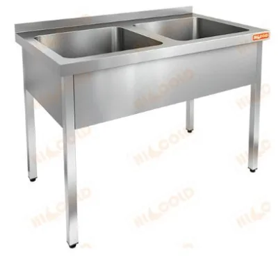 Ванна моечная двухсекционная HICOLD НСО2М-13/7Б