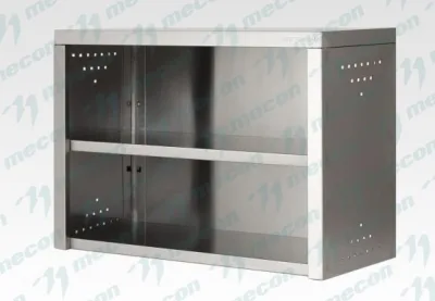 Полка навесная закрытая ПНЗн - 1500*400*600 "Norma Inox", полка сплошная