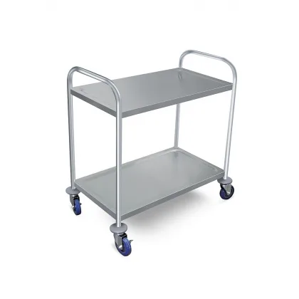Тележка сервировочная LUXSTAHL 2-х ярусная [TR-2L] 950х500х950