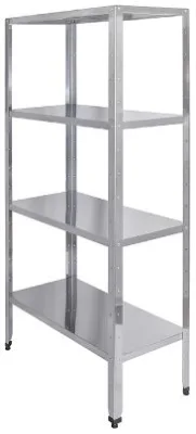 Стеллаж кухонный Luxstahl СР-1800х900х500/4 нерж