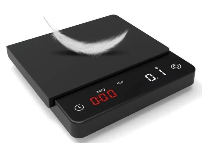 Весы кофейные,2кг/0,1г,USB зарядка, P.L. Proff Coffee