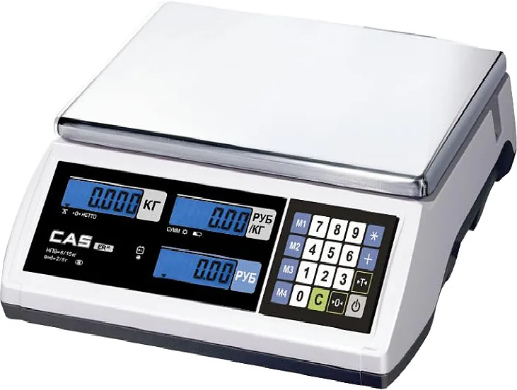 Весы торговые электронные CAS ER JR-15CB