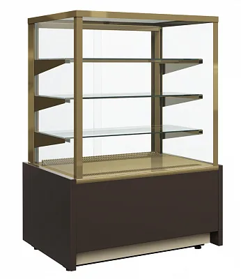 Витрина холодильная KC70 VM 1,3-1 LIGHT 0102-0109 (ВХСв-1,3д CARBOMA Cube)