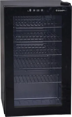 Шкаф холодильный со стеклом COOLEQ TBC-65 черный