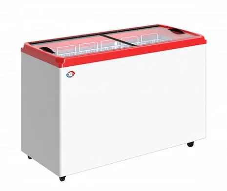 Ларь морозильный Eletto ЛВН 400 П (СF 400 FE) 4корзины (серый)