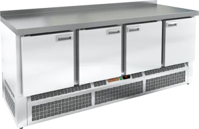 Стол охлаждаемый HICOLD GNE 1111/TN W с полимерным покрытием