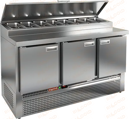 Стол охлаждаемый для пиццы HICOLD PZE1-111/GN (8 x GN1/3)
