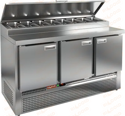Стол охлаждаемый для пиццы HICOLD PZE1-111/GN (8 x GN1/3)