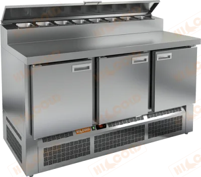 Стол охлаждаемый для пиццы HICOLD PZE2-111/GN (8 x GN1/6) 1485*700*850 мм