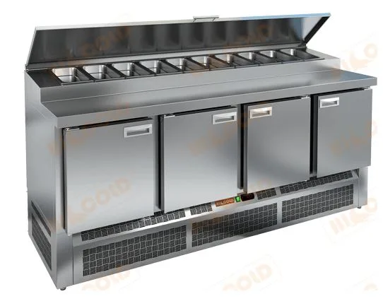 Стол охлаждаемый для пиццы HICOLD PZE1-1111/GN (10 x GN1/3)