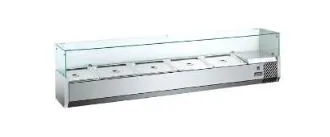 Витрина холодильная настольная HURAKAN HKN-VRX1500/380 6*GN1/3