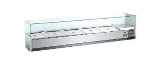 Витрина холодильная настольная HURAKAN HKN-VRX1200/330 5*GN1/4