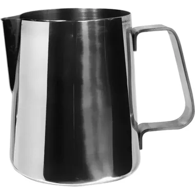Молочник; сталь нерж.; 1л; D=13, 5, H=16, 5см; стальной