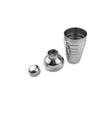 Шейкер 0,45 л. 20 см. нерж. Европейский, ребристый MGsteel /1/72/ (CSRB16)**