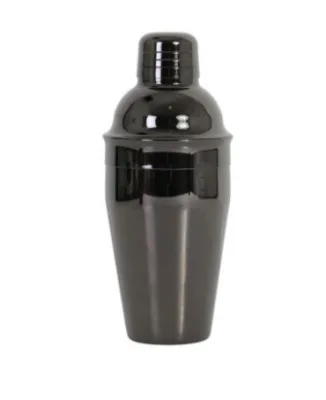 Шейкер 0,45 л. 20 см. нерж. Европейский, черное покрытие Deluxe MGsteel /1/72/(CSD16PBLK)**