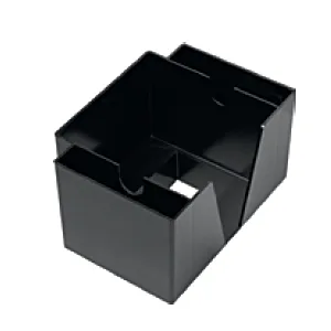 Подставка д/салфеток барная; абс-пластик; H=13,L=19,B=14см; черный